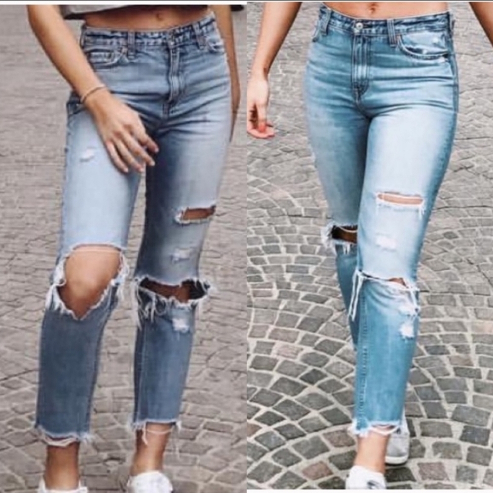 Abercrombie & Fitch Annie Girlfriend jeans